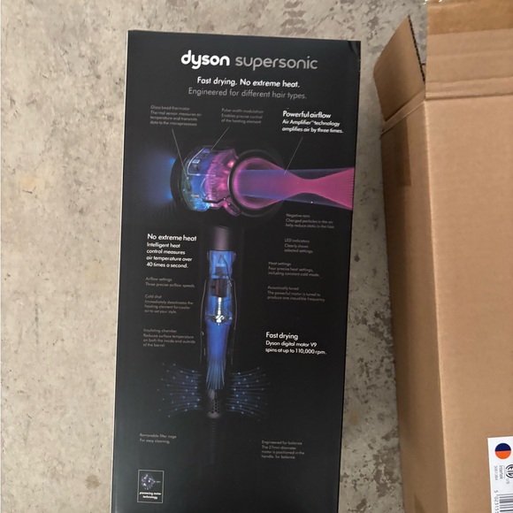 ✨Dyson Supersonic Hair Dryer Purple Special Edition - Complete Set! - Picture 14 of 15